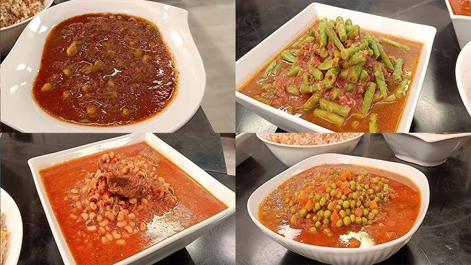 وجبة طاجن خضار باللحم